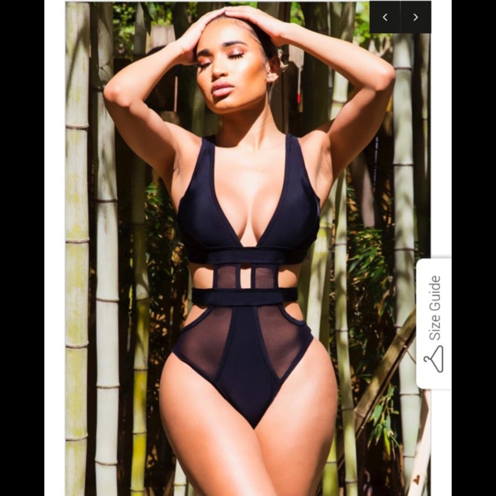 Black Sexy T One Piece bikini